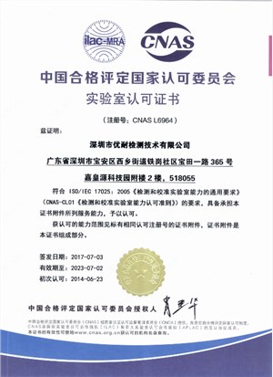 欧盟食品级1935/2004/EC测试什么