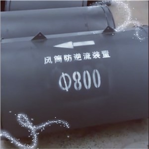 铁风筒防逆流装置